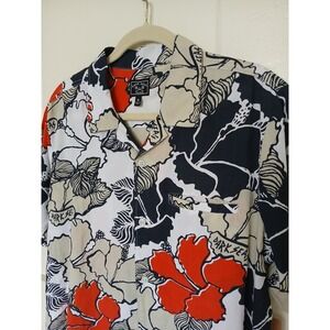 New - DARK SEAS Katella Woven Hawaiian Camp Button Shirt Men's Medium Rayon SS